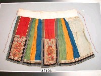 藏品(女子綢布百褶裙)的圖片